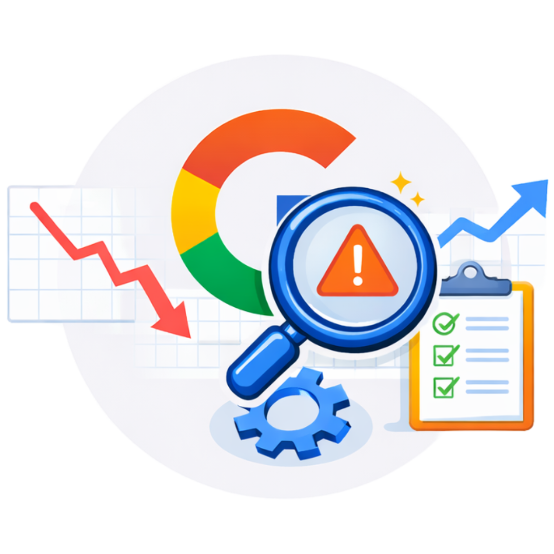 Google penalty recovery service fixing manual actions and algorithm updates to restore lost website traffic